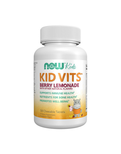 NOW Kid Vits (120 chewables, berry lemonade)