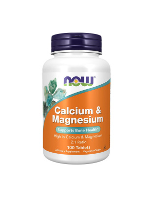 NOW Calcium & Magnesium (100 tabs)