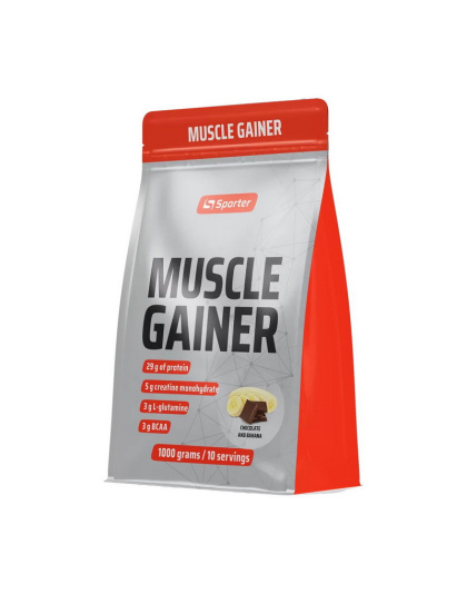 Sporter Muscle Gainer (1 kg, strawberry)