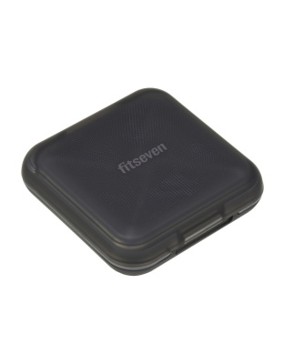 UZSPACE Fitseven Pillbox TP005BB (transparent/black)