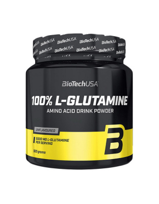 BioTech 100% L-Glutamine (500 g, unflavored)