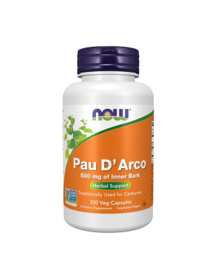 NOW Pau D'Arco 500 mg of Inner Bark (100 veg caps)