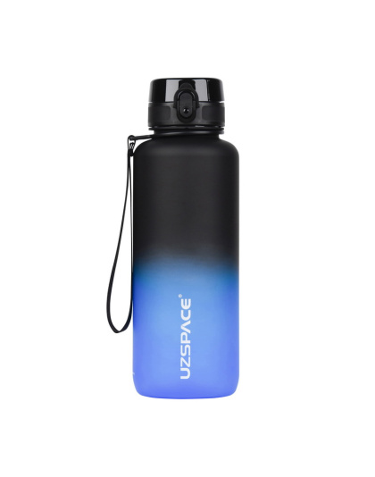 UZSPACE Uzspace Frosted Gradient Waterbottle 3056 (1,5 L, black/blue)