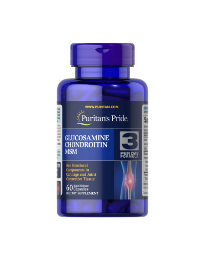 Puritan's Pride Glucosamine, Chondroitin & MSM (60 caplets)