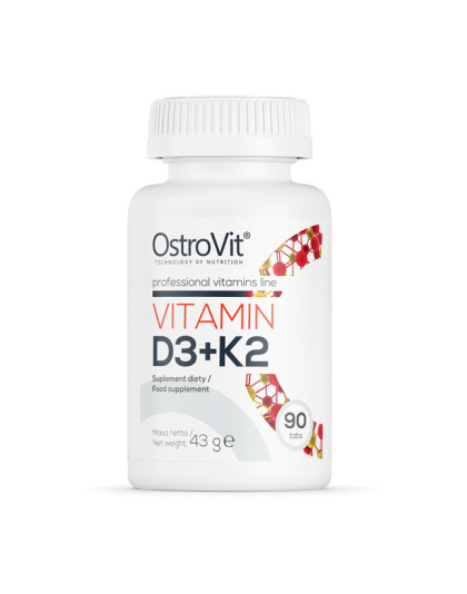 OstroVit Vitamin D3 + K2 (відкрита банка) (90 tabs)