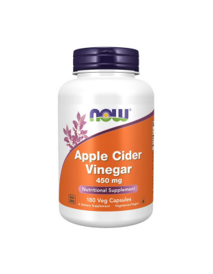 NOW Apple Cider Vinegar 450 mg (180 veg caps)