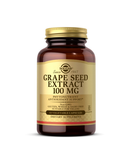 Solgar Grape Seed Extract 100 mg (60 veg caps)
