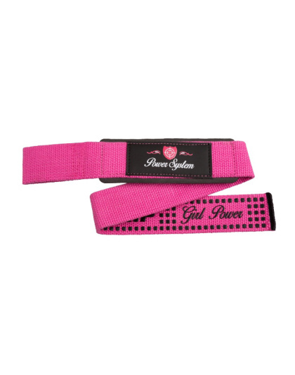 Power System Lifting Straps 3420 Pink