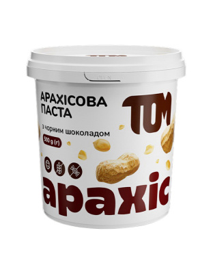 TOM peanut butter Арахісова Паста (500 g, з чорним шоколадом)