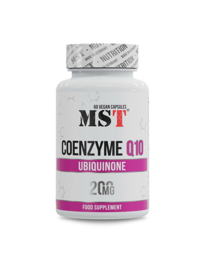 MST Ubiquinone Coenzyme Q10 200 mg (60 veg caps)