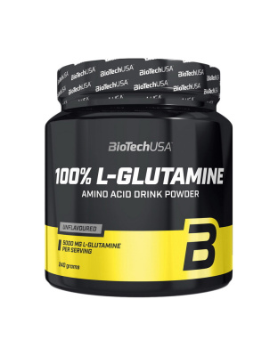 BioTech 100% L-Glutamine (240 g, unflavored)