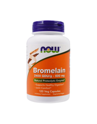 NOW Bromelain 500 mg (120 veg caps)
