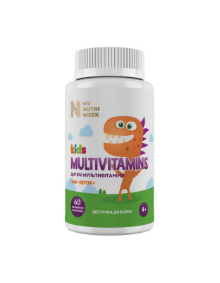 My Nutri Week Kids Multivitamins (60 jelly lozenges, peach)