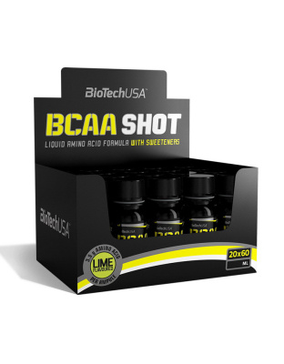BioTech BCAA Shot zero carb (20*60 ml, lime)