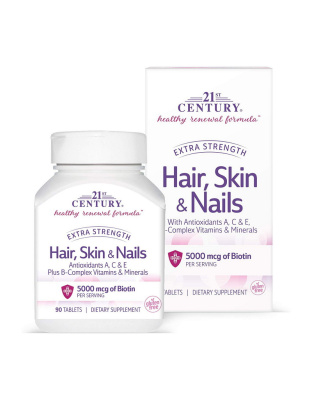 21st Century Hair, Skin & Nails (90 tabs)