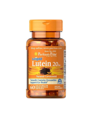 Puritan's Pride Lutein 20 mg (60 softgels)