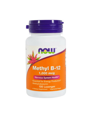 NOW Methyl B-12 1000 mсg (100 Lozenges)