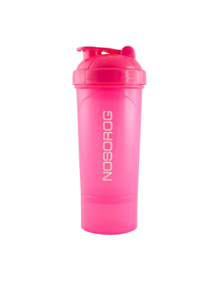 NOSOROG Nosorog Shaker 2 in 1 (350 ml, pink)
