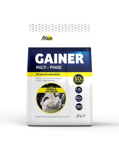 FitWin Gainer Multi-Phase (1,5 kg, vanilla ice cream)