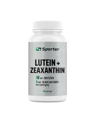 Sporter Lutein + Zeaxanthin (60 caps)
