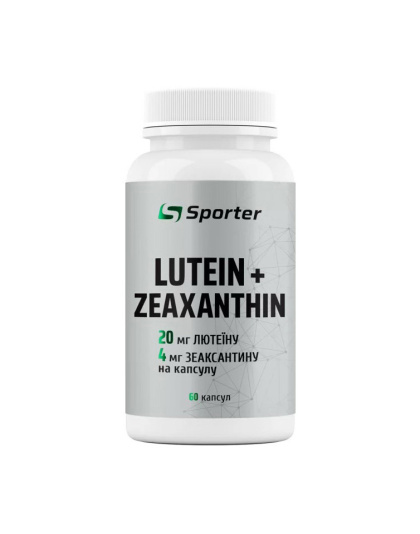 Sporter Lutein + Zeaxanthin (60 caps)