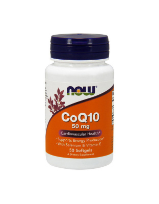 NOW CoQ10 50 mg (50 softgels)