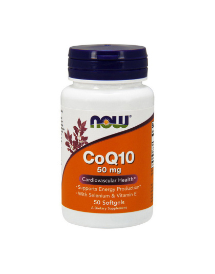 NOW CoQ10 50 mg (50 softgels)