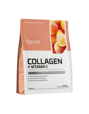 OstroVit Collagen + Vitamin C (400 g, peach)