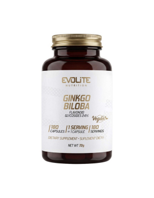 Evolite Nutrition Ginkgo Biloba (термін до 28.10.2025) (180 veg caps)