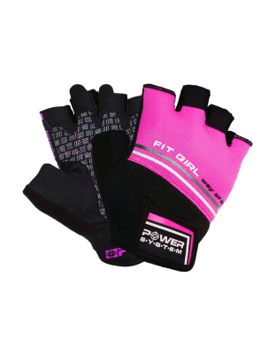 Power System Fit Girl Evo Gloves 2920PI Pink (XS size)