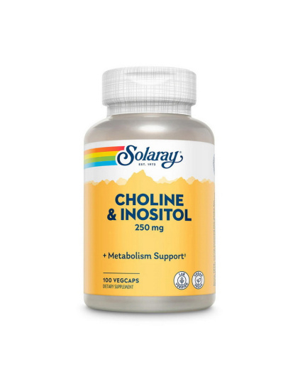 Solaray Choline & Inositol 250 mg (100 veg caps)