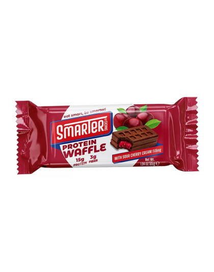 Smarter Snacks Protein Waffle (55 g, sour cherry cream)