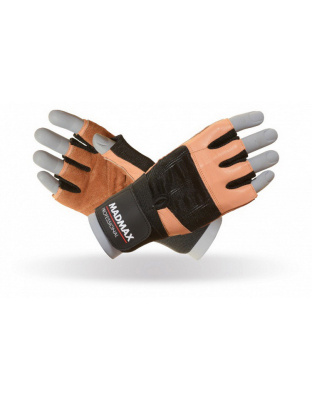 Mad Max Professional Workout Gloves Brown/Black MFG-269 (M size)