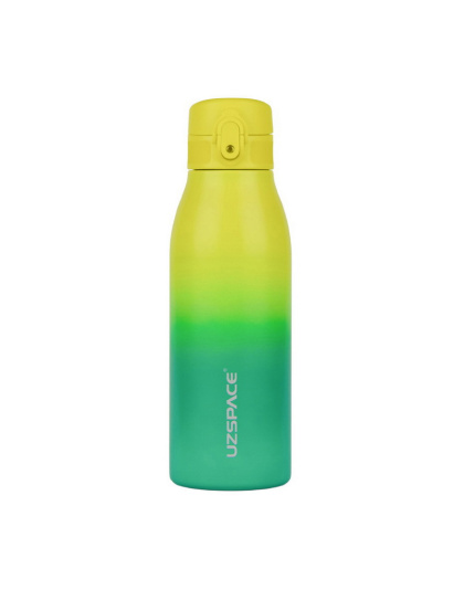UZSPACE Uzspace Iron Gradient Waterboottle 4203 (600 ml, yellow/green)