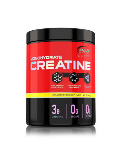Genius Nutrition Creatine Monohydrate (термін до 28.03.2026 закам'янів) (400 g)