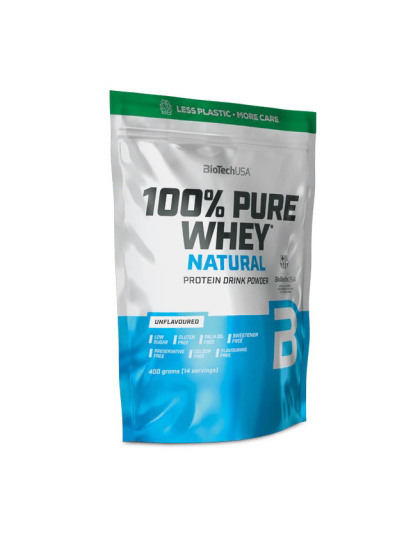 BioTech 100% Pure Whey Natural (400 g, unflavoured)