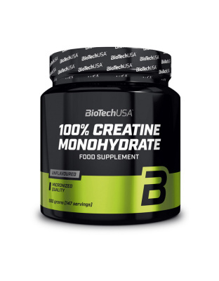 BioTech 100% Creatine Monohydrate (банка) (500 g, unflavored)