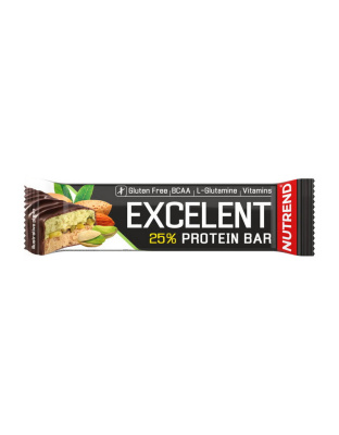 Nutrend Excelent Protein Bar (85 g, almond-pistachio with pistachios)