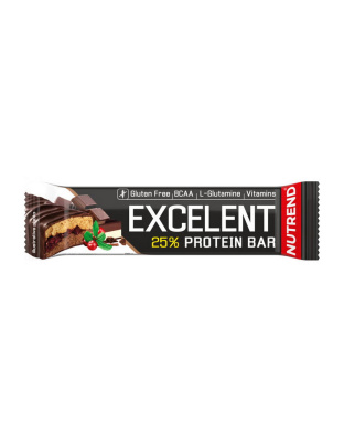 Nutrend Excelent Protein Bar (85 g, chocolate-nougat with cranberries)