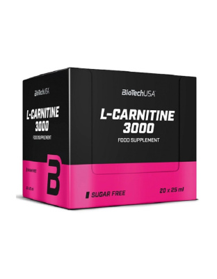 BioTech L-Carnitine Ampule 3000 (20 x 25 ml, orange)