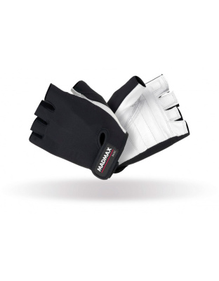 Mad Max Basic Workout Gloves White/Black MFG-250 (L)