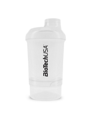 BioTech Shaker Wave Mini + 2 in 1 (300 ml, Opal White)