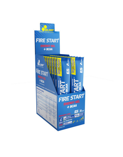 OLIMP Fire Start Energy Gel + BCAA (36 g, orange)