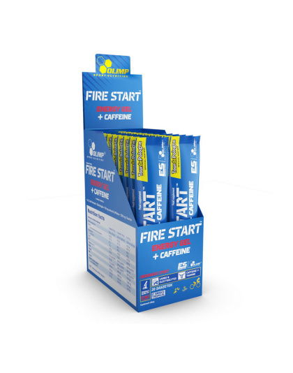 OLIMP Fire Start Energy Gel + Caffeine (36 g, blackcurrant)