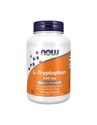 NOW L-Tryptophan 500 mg (120 veg caps)