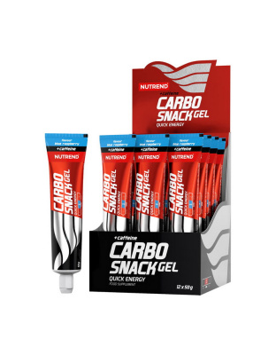 Nutrend Carbo Snack with caffeine (50 g, blue raspberry)