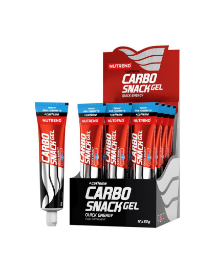Nutrend Carbo Snack with caffeine (50 g, blue raspberry)