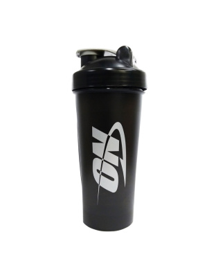 Optimum Nutrition Shaker ON with metall ball (600 ml, black/grey)