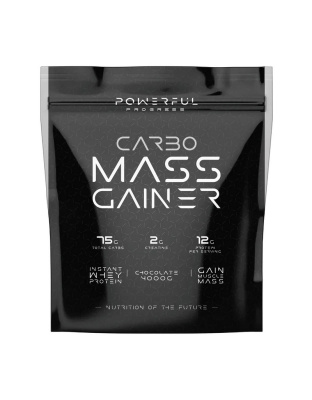 Powerful Progress Carbo Mass Gainer (4 kg, strawberry)