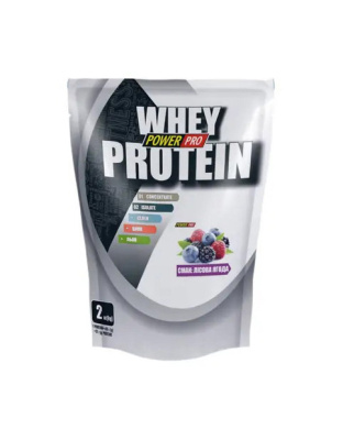 Power Pro Whey Protein (2 kg, лісова ягода)